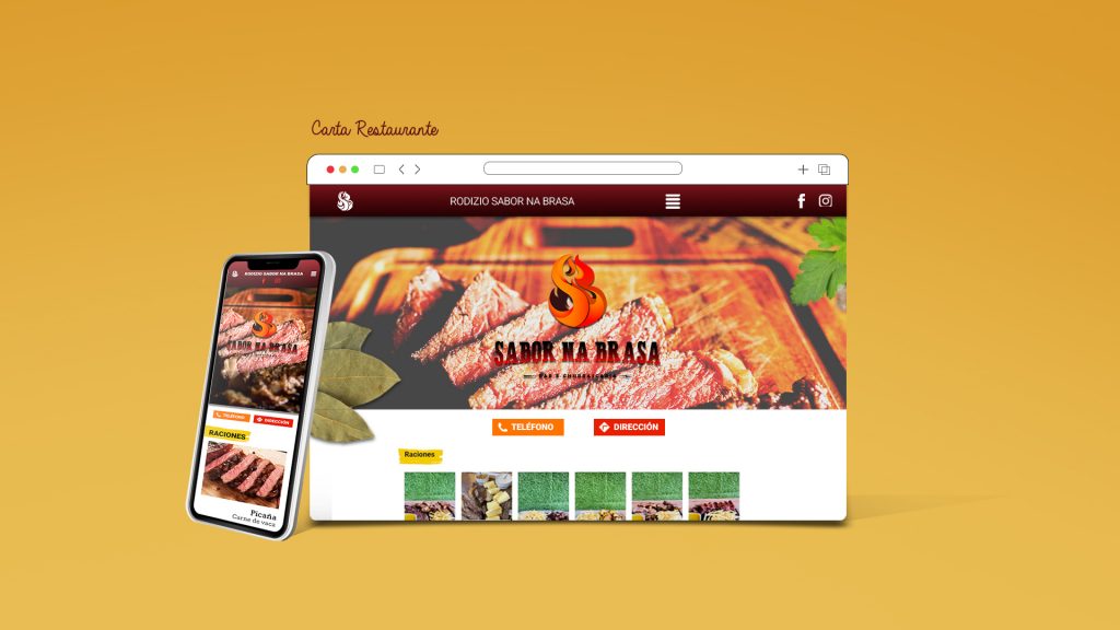 Menu website